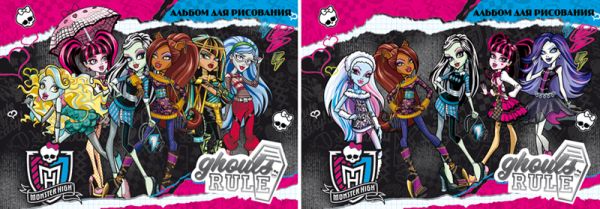 Альб д.рис 40л Wсп 205*290 MH7,MH8-EAC твин УФ Monster High Альб д.рис 40л Wсп 205*290 MH7,MH8-EAC твин УФ Monster High