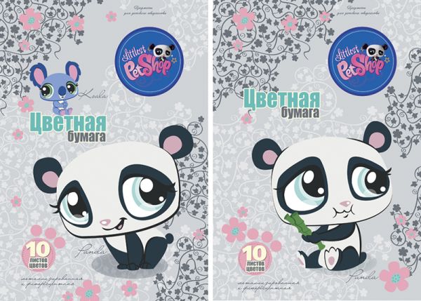 Бум цв д/дет тв 10цв 10л(5мет,5флю) Папка 200*290 LPS18,LPS19-ЕАС Littlest Pet Shop Бум цв д/дет тв 10цв 10л(5мет,5флю) Папка 200*290 LPS18,LPS19-ЕАС Littlest Pet Shop