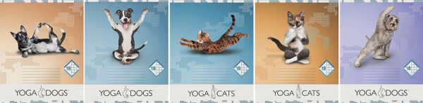 Тетр 18л скр А5 кл карт YD41/5-ЕАС полн УФ Yoga Dogs Тетр 18л скр А5 кл карт YD41/5-ЕАС полн УФ Yoga Dogs