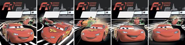 Тетр 18л скр А5 лин карт D3288/5-ЕАС твин УФ, тисн фольг Cars Тетр 18л скр А5 лин карт D3288/5-ЕАС твин УФ, тисн фольг Cars