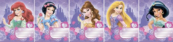 Тетр 12л скр А5 лин D3372/5-ЕАС глитт Princess Тетр 12л скр А5 лин D3372/5-ЕАС глитт Princess