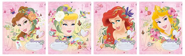 Тетр 12л скр А5 лин карт D2686/4-VQ Princesses Тетр 12л скр А5 лин карт D2686/4-VQ Princesses
