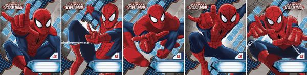Тетр 12л скр А5 лин карт SM307/5-EAC полн УФ Spider-man Тетр 12л скр А5 лин карт SM307/5-EAC полн УФ Spider-man