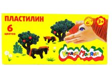 Пластилин Каляка-Маляка 6 цв. 90 г стек