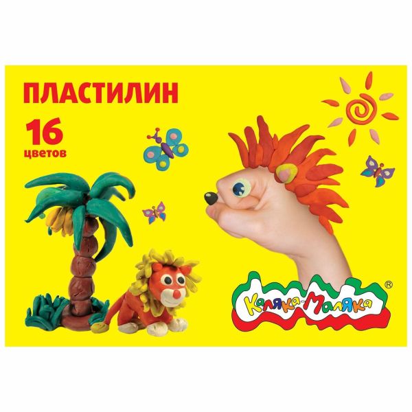 

Пластилин Каляка-Маляка 16 цв. 240 г стек