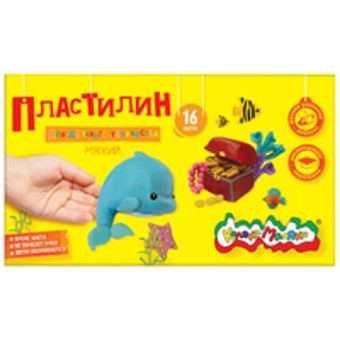 Пластилин Каляка-Маляка для детского творчества 16 цв. 240,00 г стек Пластилин Каляка-Маляка для детского творчества 16 цв. 240,00 г стек