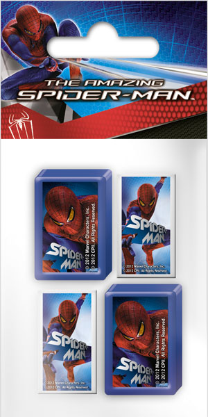 Набор канц. в пакете: точилка 2 шт., ластик фигурный 2 шт. 14х6х1,5 см Spider-man Набор канц. в пакете: точилка 2 шт., ластик фигурный 2 шт. 14х6х1,5 см Spider-man