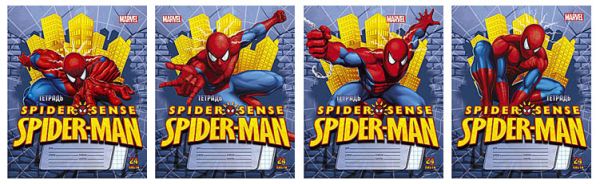 Тетр 24л скр А5 лин SM138/4-g Spider-man Тетр 24л скр А5 лин SM138/4-g Spider-man