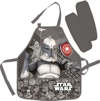 Фартук с нарукавниками 51х44 см (фартук), 11х25 см (нарукавники) Clone Wars Фартук с нарукавниками 51х44 см (фартук), 11х25 см (нарукавники) Clone Wars