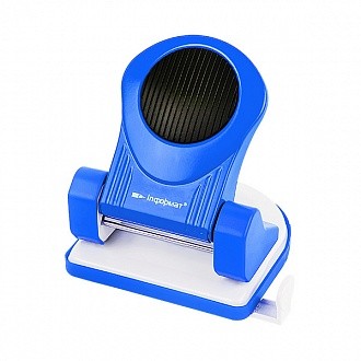 Дырокол ERGONOMICS синий комбинированный 40 л. линейка форматов Дырокол ERGONOMICS синий комбинированный 40 л. линейка форматов