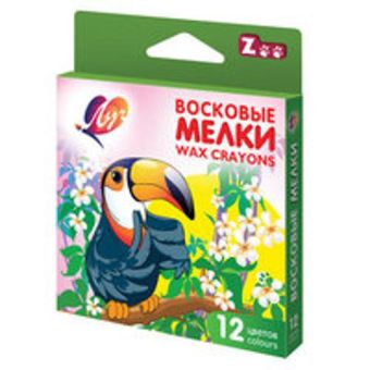Набор воск. каранд. МИНИ 12 цв. шестигранные с заточкой Набор воск. каранд. МИНИ 12 цв. шестигранные с заточкой