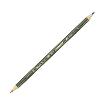 Карандаш спец. FABER CASTELL 12 шт 2 цв. круглый с заточкой перманентный двусторонний Карандаш спец. FABER CASTELL 12 шт 2 цв. круглый с заточкой перманентный двусторонний