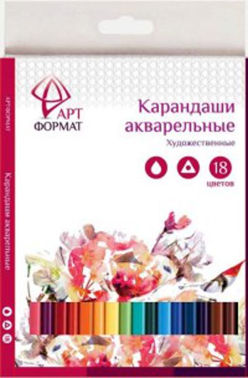 Набор аквар. каранд artФОРМАТ 18 цв. трехгранные Набор аквар. каранд artФОРМАТ 18 цв. трехгранные
