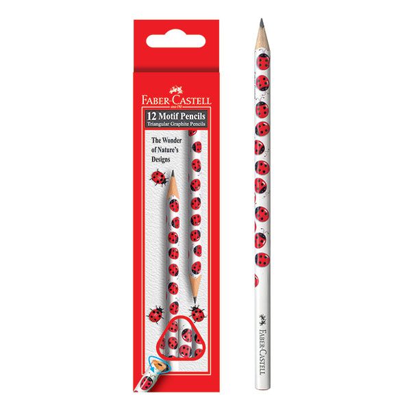 Карандаш чернографит. FABER-CASTELL TRIANGULAR "Божья Коровка" В круглый с заточкой, 12 шт./уп. Карандаш чернографит. FABER-CASTELL TRIANGULAR "Божья Коровка" В круглый с заточкой, 12 шт./уп.