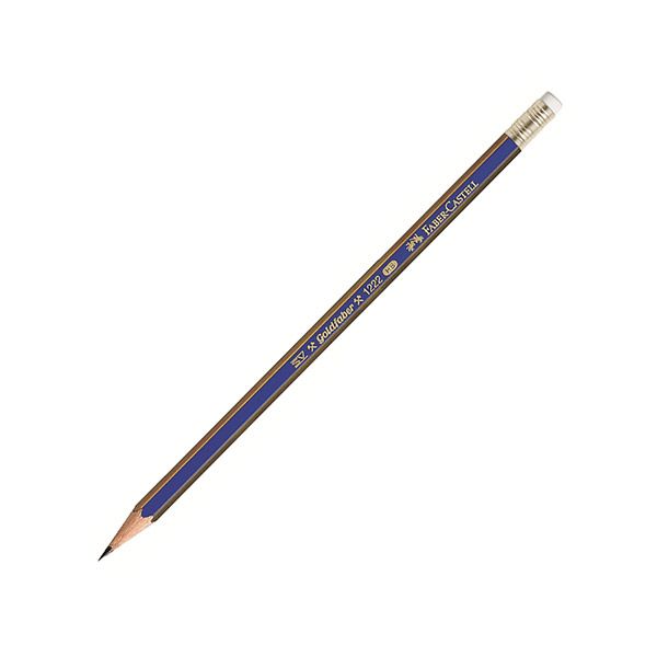 Карандаш с ласт. FABER-CASTELL GOLDFABER 1222 НВ шестигранный с заточкой Карандаш с ласт. FABER-CASTELL GOLDFABER 1222 НВ шестигранный с заточкой