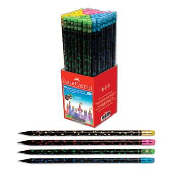

Карандаш с ласт. FABER-CASTELL PARTY HВ круглый с заточкой, 72 шт./уп.