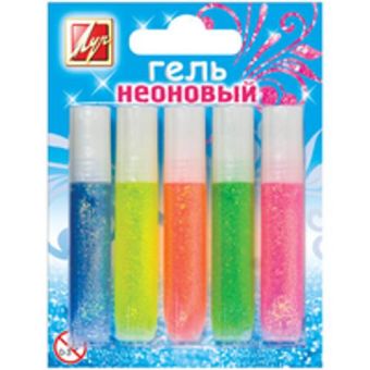 Гель Неон 5 мл,5 цв. Гель Неон 5 мл,5 цв.
