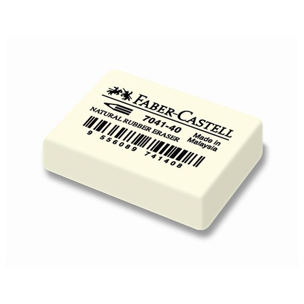 Ластик FABER-CASTELL 7041 36х26х8 мм каучук д/черногр.и цвет.каранд. Ластик FABER-CASTELL 7041 36х26х8 мм каучук д/черногр.и цвет.каранд.