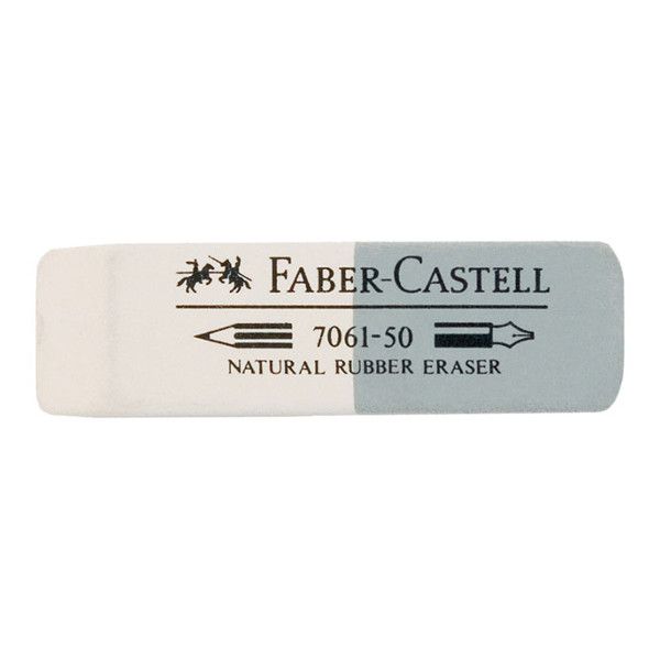 Ластик FABER-CASTELL 7061 Двухсторонний 50х16х7 мм каучук д/граф.каранд.и чернил Ластик FABER-CASTELL 7061 Двухсторонний 50х16х7 мм каучук д/граф.каранд.и чернил