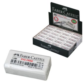 Ластик FABER-CASTELL 7086 31х15х11,5 мм термопластический мат. д/черногр.и цвет.каранд. Ластик FABER-CASTELL 7086 31х15х11,5 мм термопластический мат. д/черногр.и цвет.каранд.