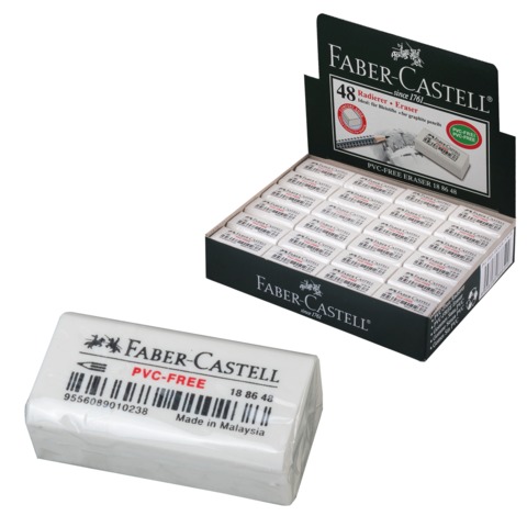Ластик FABER-CASTELL 7086 31х15х11,5 мм термопластический мат. д/черногр.и цвет.каранд. Ластик FABER-CASTELL 7086 31х15х11,5 мм термопластический мат. д/черногр.и цвет.каранд.