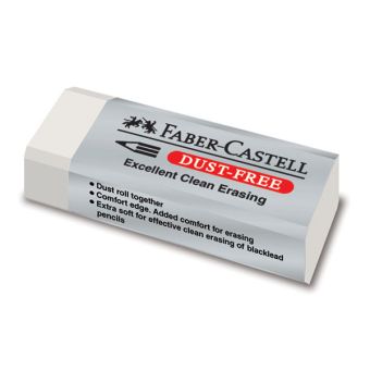Ластик FABER-CASTELL Dust-Free винил карт.уп. Ластик FABER-CASTELL Dust-Free винил карт.уп.