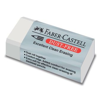 Ластик DUST-FREE, белый,в блистере 2 шт. Ластик DUST-FREE, белый,в блистере 2 шт.