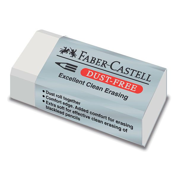 Ластик DUST-FREE, белый,в блистере 2 шт. Ластик DUST-FREE, белый,в блистере 2 шт.