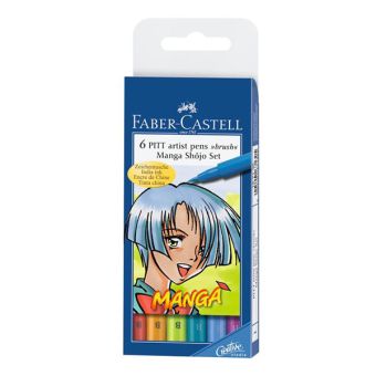 Ручка капиллярная MANGA, блист,6 шт. Ручка капиллярная MANGA, блист,6 шт.