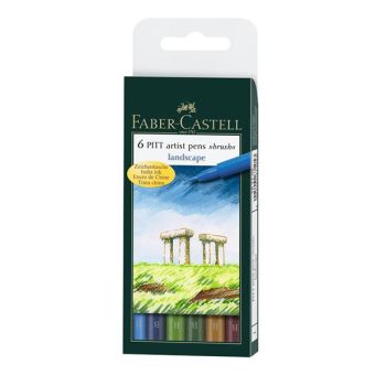 Ручка капиллярная PITT ARTIST PEN,нат.оттенки,блист,6 шт. Ручка капиллярная PITT ARTIST PEN,нат.оттенки,блист,6 шт.