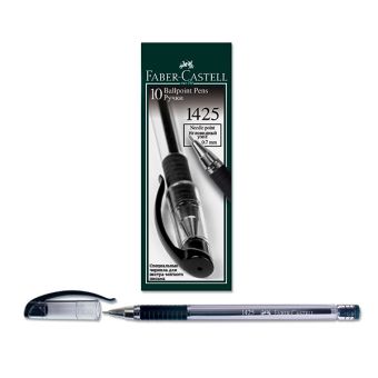Ручка шарик. FABER-CASTELL 1425 черный резин.грип Ручка шарик. FABER-CASTELL 1425 черный резин.грип