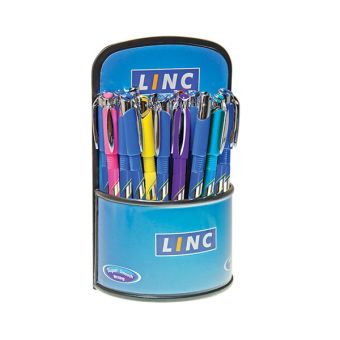 Ручка шарик. LINC GLISS в дисплее 0,7 мм синяя 30 шт./уп. Ручка шарик. LINC GLISS в дисплее 0,7 мм синяя 30 шт./уп.