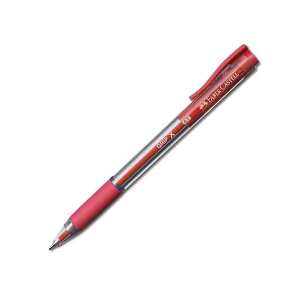 Ручка шарик.автом. FABER GRIP X7 0,7 мм красн. резин.грип Ручка шарик.автом. FABER GRIP X7 0,7 мм красн. резин.грип