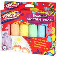Мелки для асфальта, (6 шт. 10х2,5см) т.м. Креатто