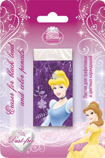 Ластик для графитовых и цветных карандашей, 1 шт. Princess Ластик для графитовых и цветных карандашей, 1 шт. Princess