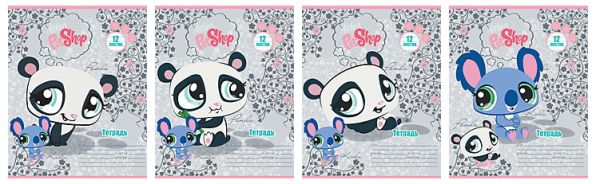 Тетр 12л скр А5 лин карт LPS11/4-VQ полн УФ Littlest Pet Shop Тетр 12л скр А5 лин карт LPS11/4-VQ полн УФ Littlest Pet Shop