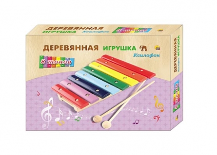 ДЕРЕВЯННАЯ ИГРУШКА. КСИЛОФОН 8 тонов (Арт. ИД-9244) ДЕРЕВЯННАЯ ИГРУШКА. КСИЛОФОН 8 тонов (Арт. ИД-9244)