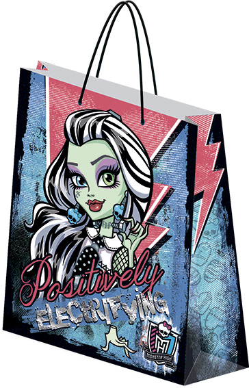 Пакет подарочный бумажный 33х43х10 Monster High Пакет подарочный бумажный 33х43х10 Monster High