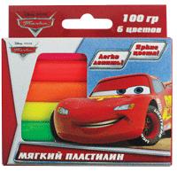 Мягк пластил"ТАЧКИ",6цв(100гр),короб, Disney Тачки Мягк пластил"ТАЧКИ",6цв(100гр),короб, Disney Тачки Disney
