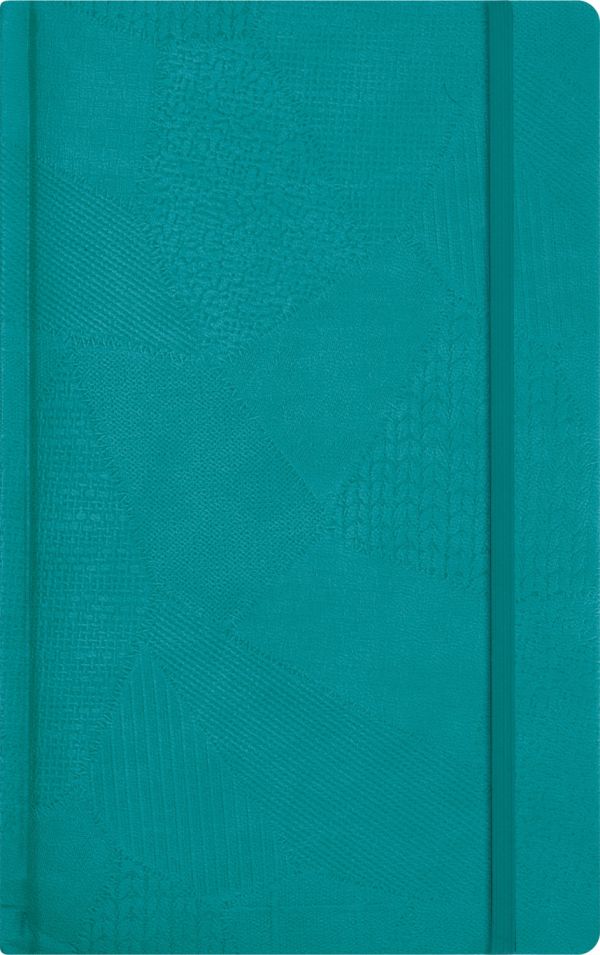 Записная книга, на резинке, 130х210, BAZAR (Бирюзовый) Записная книга, на резинке, 130х210, BAZAR (Бирюзовый)