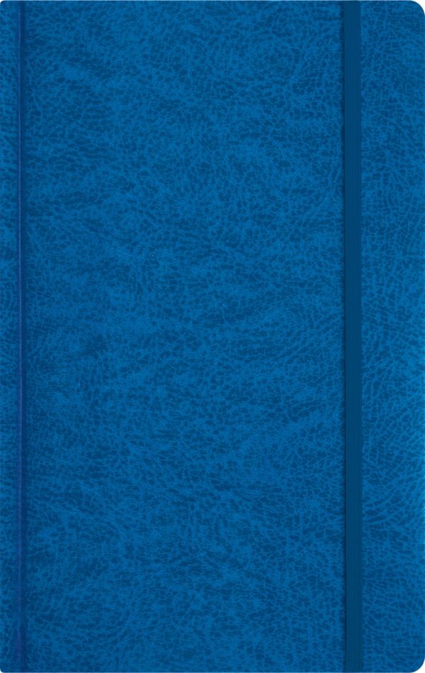 Записная книга, на резинке, 130х210, PERFECT (Синий) Записная книга, на резинке, 130х210, PERFECT (Синий)