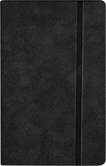 Записная книга, на резинке, 130х210, TANN (Черный) Записная книга, на резинке, 130х210, TANN (Черный)