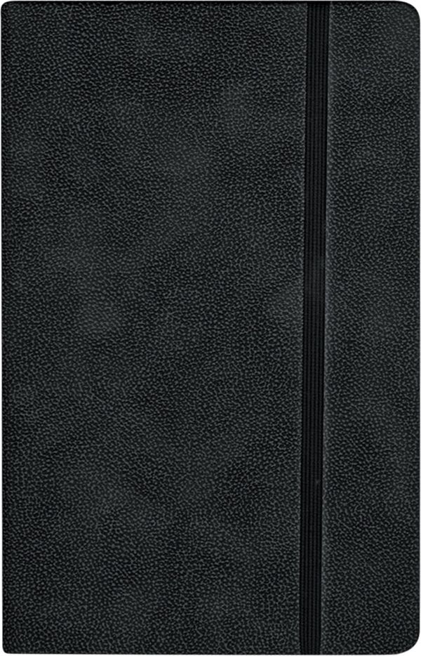 Записная книга, на резинке, 130х210, TANN (Черный) Записная книга, на резинке, 130х210, TANN (Черный)