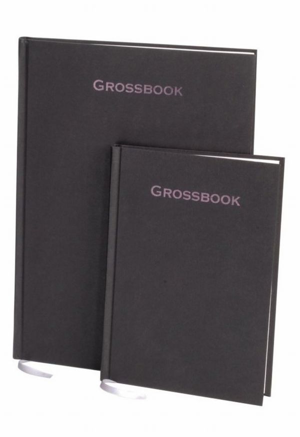 Книга для записей, А5, GROSSBOOK, линейка (Черный) Книга для записей, А5, GROSSBOOK, линейка (Черный)