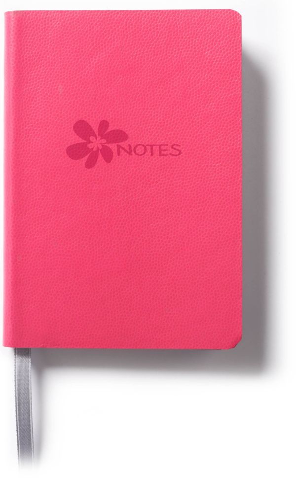 Книга для записей, B7, FLOWER, линейка (Розовый) Книга для записей, B7, FLOWER, линейка (Розовый)