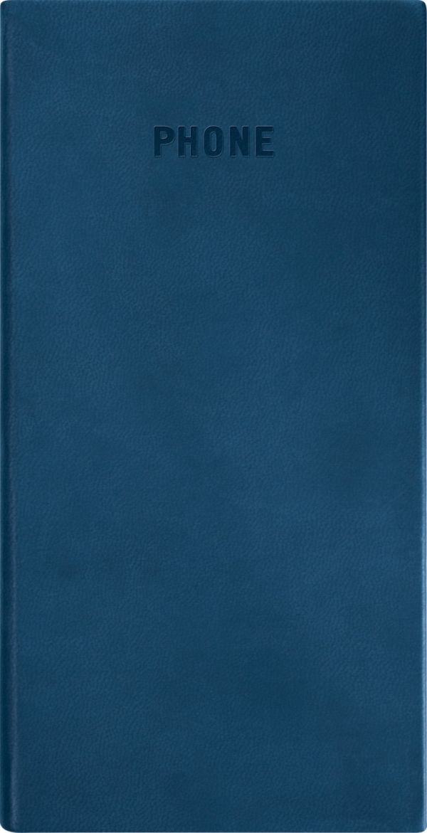 Телефонно-адресная книга 80x155, VIVELLA (Синий) Телефонно-адресная книга 80x155, VIVELLA (Синий)