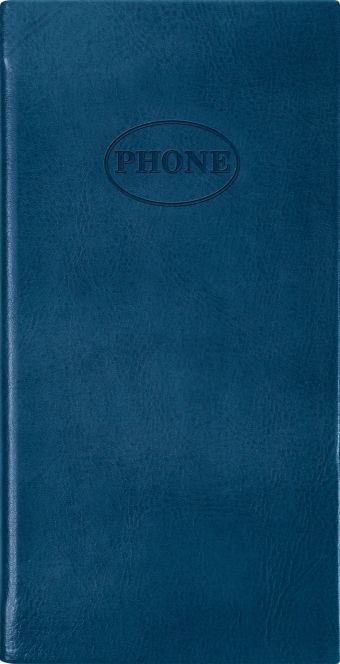 Телефонно-адресная книга 80x155, NEBRASKA (Синий) Телефонно-адресная книга 80x155, NEBRASKA (Синий)