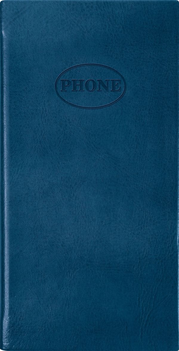 Телефонно-адресная книга 80x155, NEBRASKA (Синий) Телефонно-адресная книга 80x155, NEBRASKA (Синий)