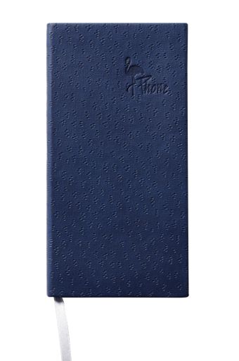 Телефонно-адресная книга 80x155, FLAMINGO (Синий) Телефонно-адресная книга 80x155, FLAMINGO (Синий)