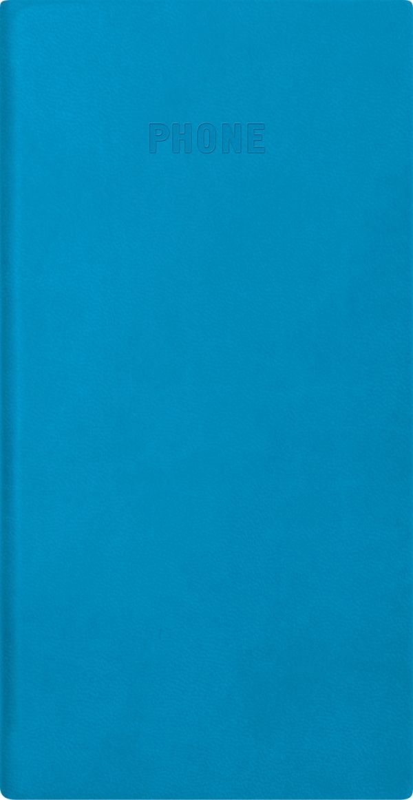 Телефонно-адресная книга 80x155, FESTIVAL (Голубой) Телефонно-адресная книга 80x155, FESTIVAL (Голубой)
